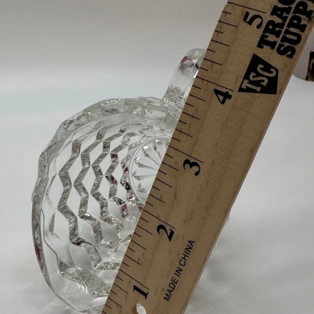 Vintage glass creamer American